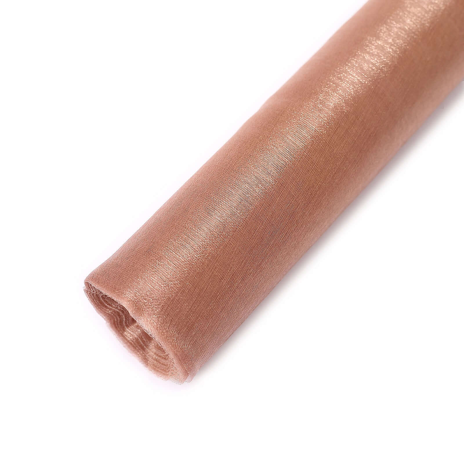 Hot Sale! 12-Foot by 10-Yard Dusty Rose Sheer Chiffon Fabric Bolt for DIY Voile Drapery