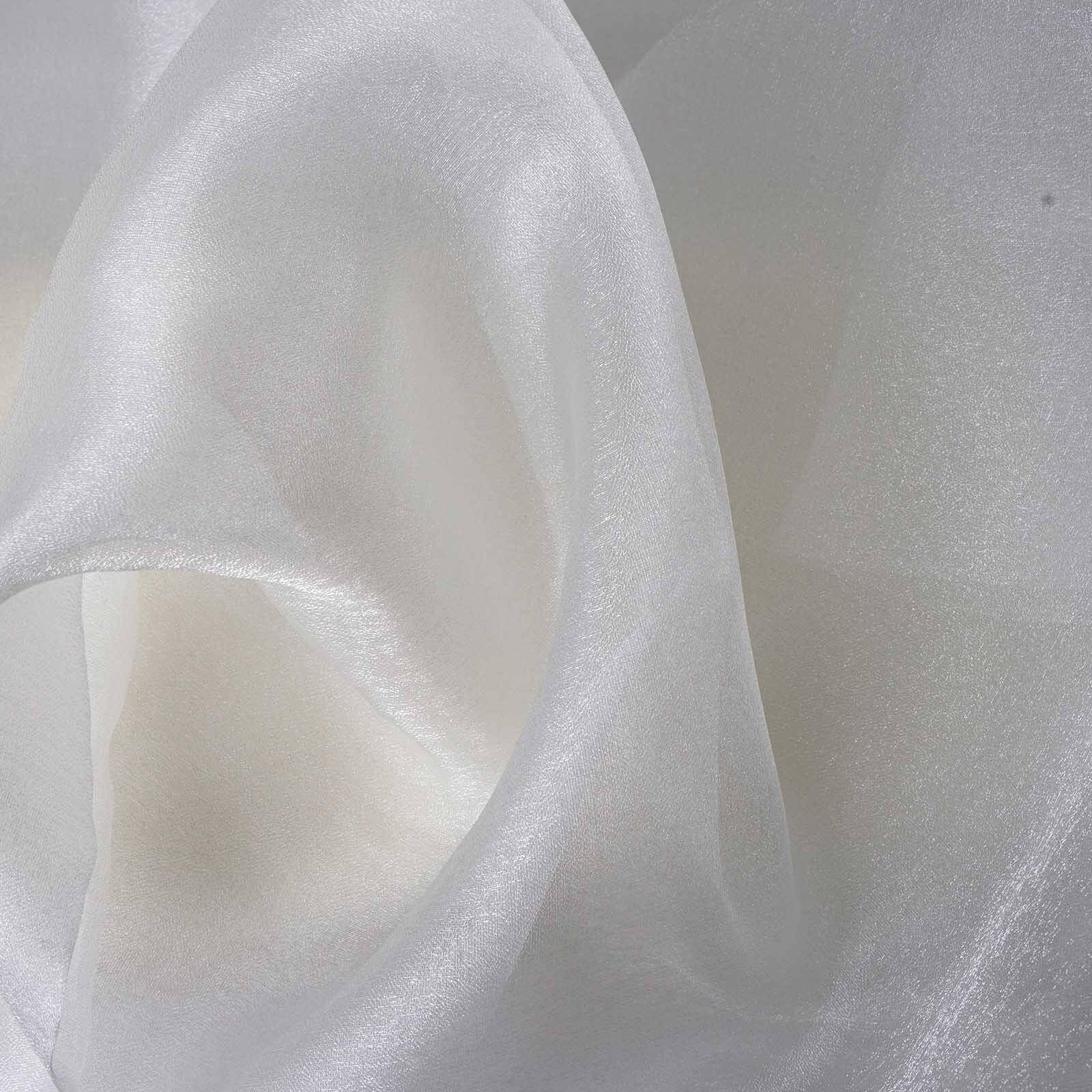 Sale! 54-Inch Wide by 10-Yard Long Ivory Sheer Chiffon Fabric Bolt for DIY Drapery