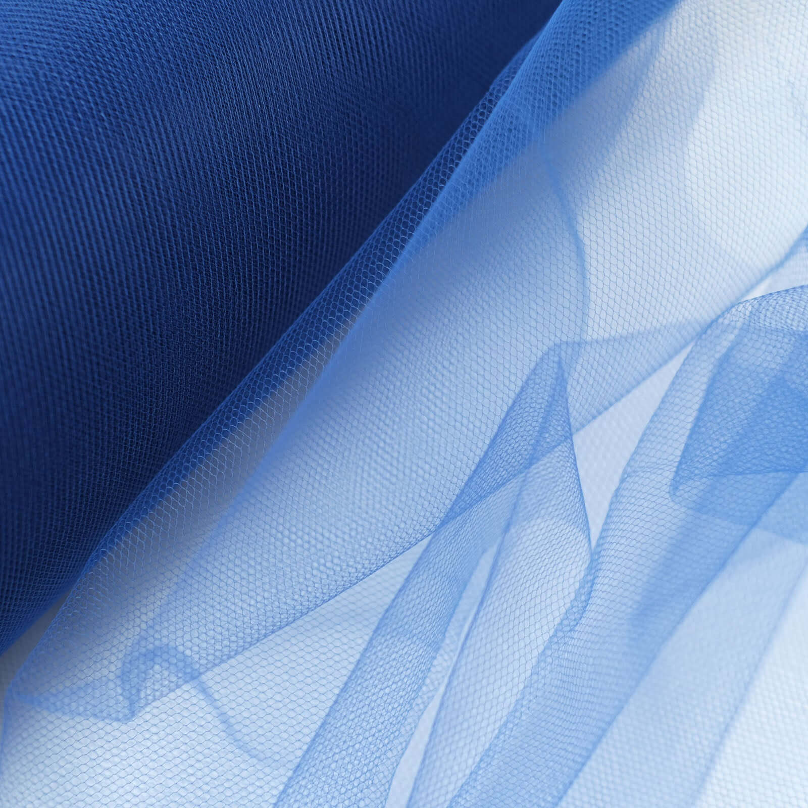 Royal Blue Tulle Fabric Bolt - 12" x 100 Yards, Ideal for Crafts