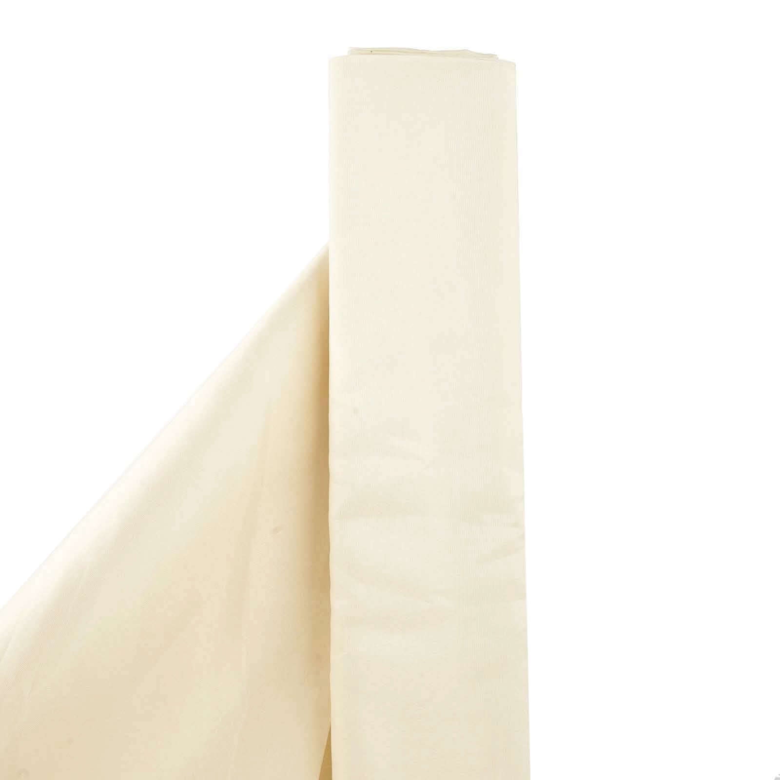 Hot Deal! 54-Inch Wide, 10-Yard Beige Polyester Fabric Bolt for DIY Crafts and More
