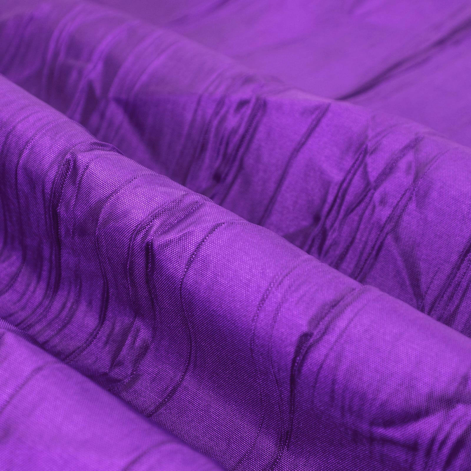 Hot Deal! 54-Inch Wide, 10-Yard Purple Accordion Crinkle Taffeta Fabric Bolt for Decor