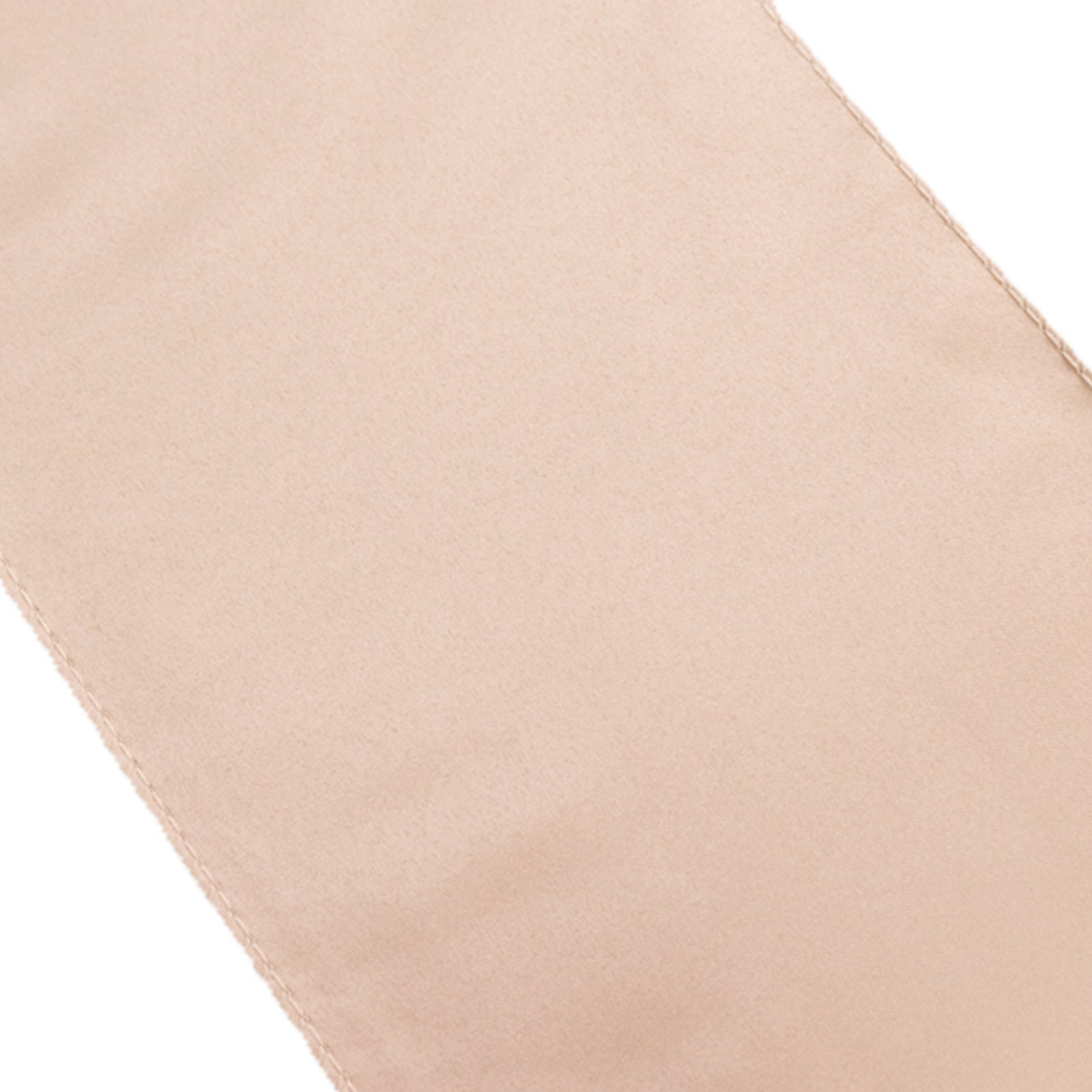5-Pack Nude Lamour Satin 6x106 Chair Sashes - Stylish & Reusable Decor