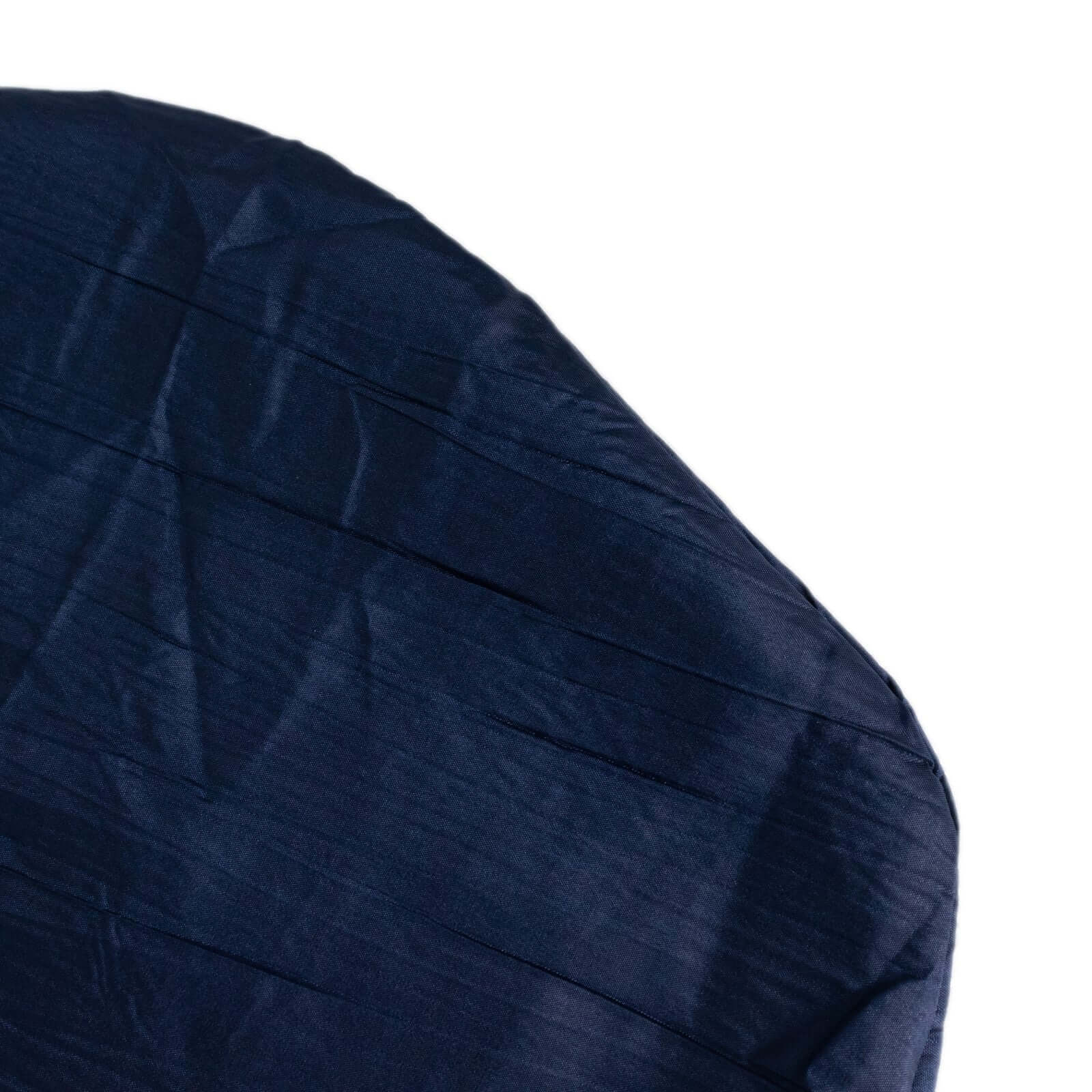 Navy Blue Reusable Crinkle Crushed Taffeta Slipcover for Banquet Chairs - Great Value!