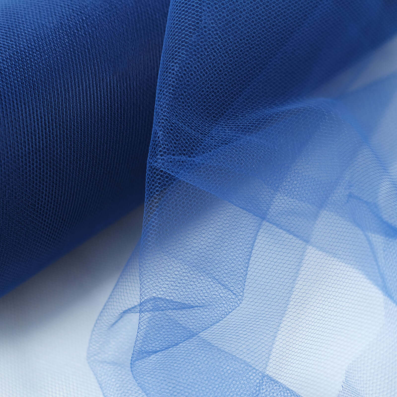 Royal Blue Tulle Fabric Bolt - 12" x 100 Yards, Ideal for Crafts
