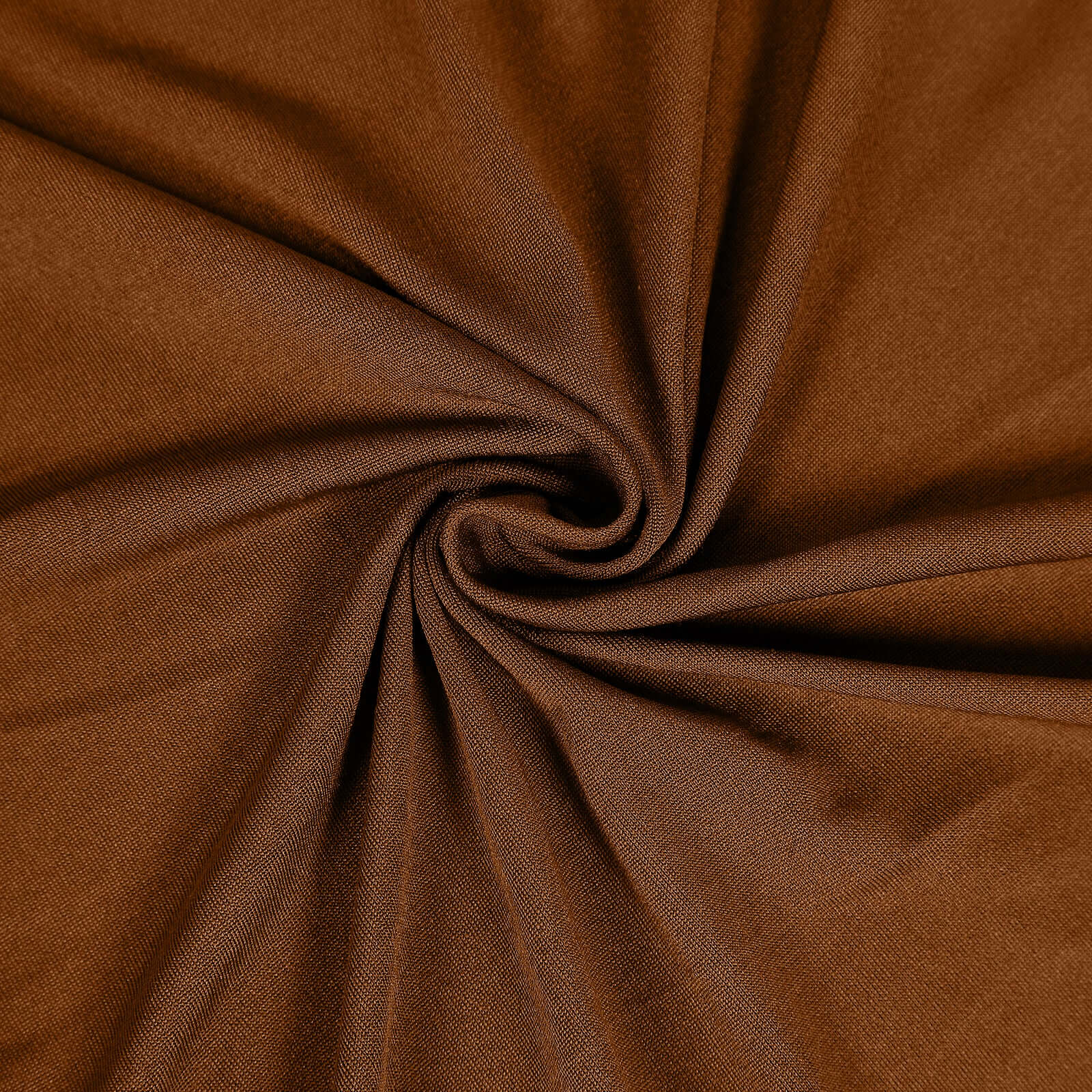 Cinnamon Brown Stretch Spandex 160GSM Slip-On Chair Cover for Banquet Chairs