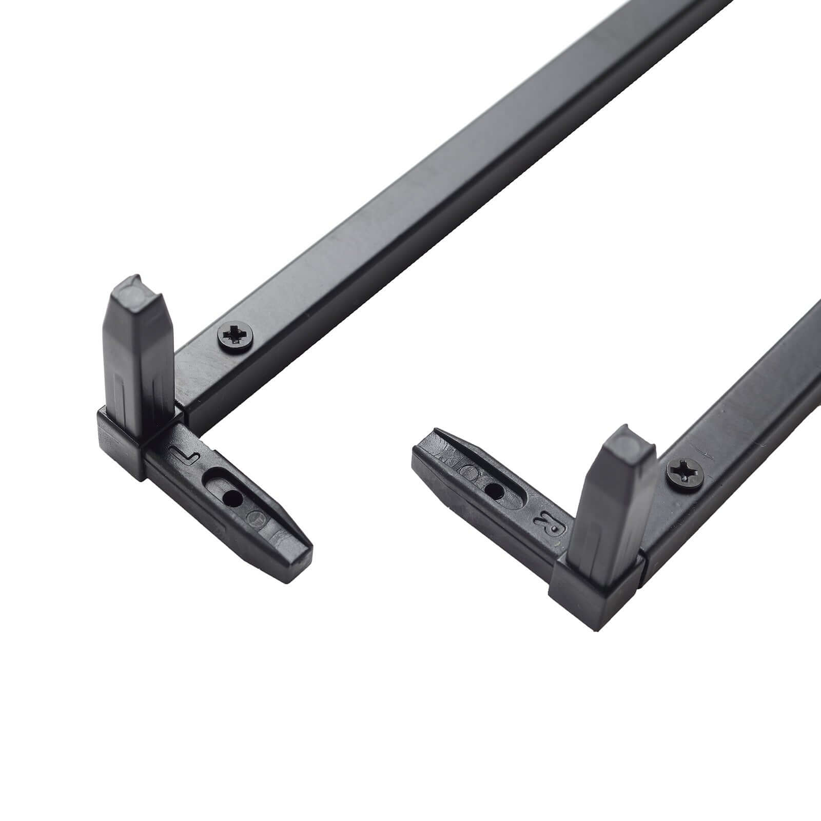 2-Pack Matte Black Metal Geometric Wedding Flower Stand - Ideal for Sophisticated Floral Arrangements
