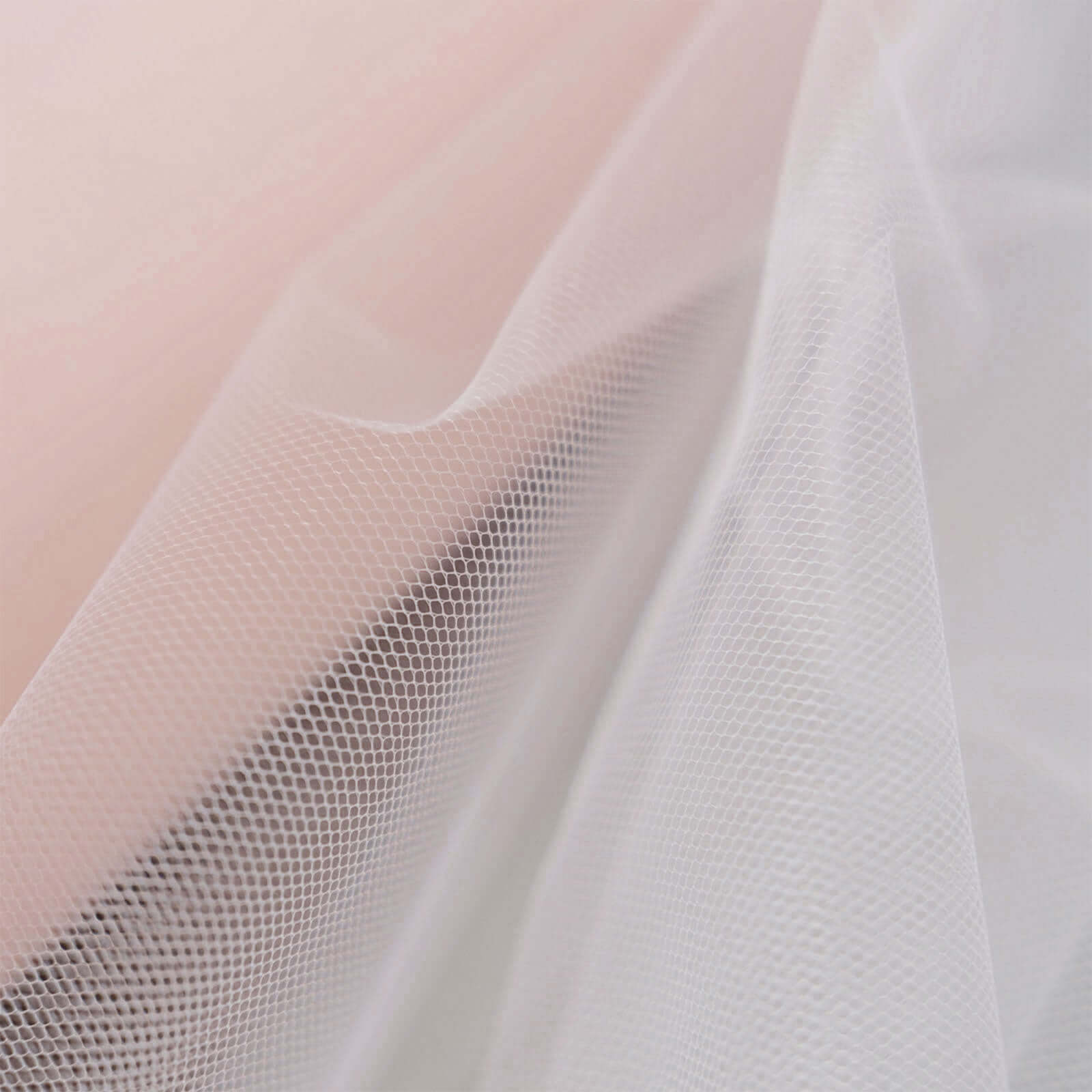 12-Inch Wide, 100-Yard Blush Tulle Fabric Bolt for Craft Projects