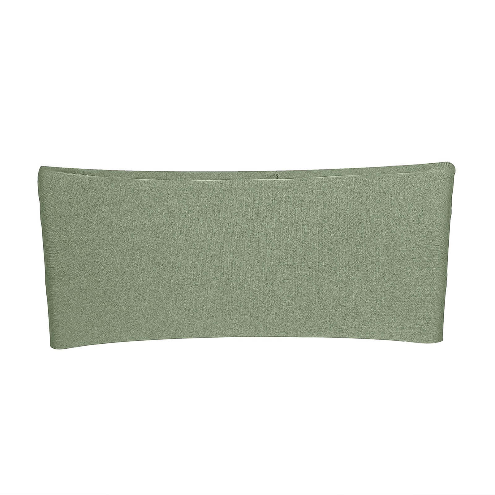 5-Pack Heavy Duty Stretch Spandex Chair Sashes in Dusty Sage Green - Ideal for Events