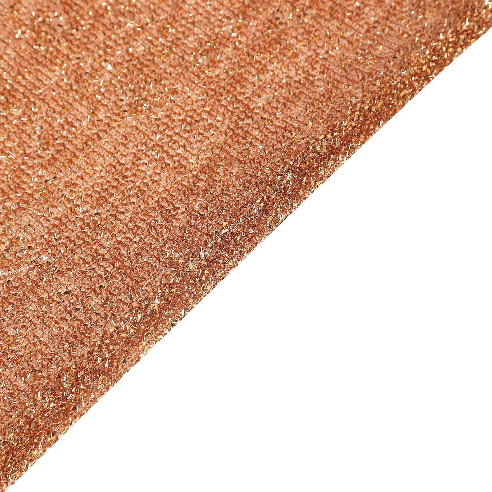 Hot Sale! 5ft Antique Gold Shimmer Tinsel Spandex Backdrop Cover for Round Top Wedding Arch