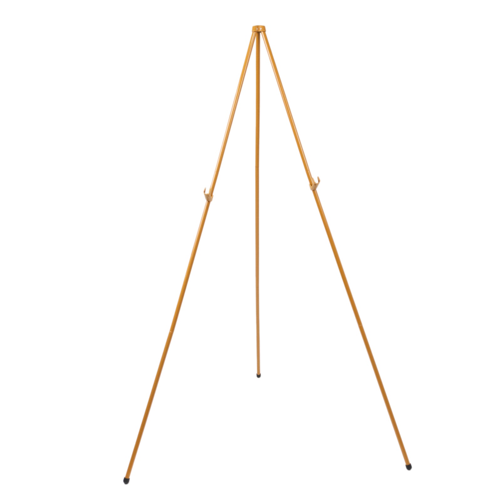 65" Heavy-Duty Gold Metal Easel Stand: Portable & Adjustable for Weddings, Posters & Art - Great Deal!