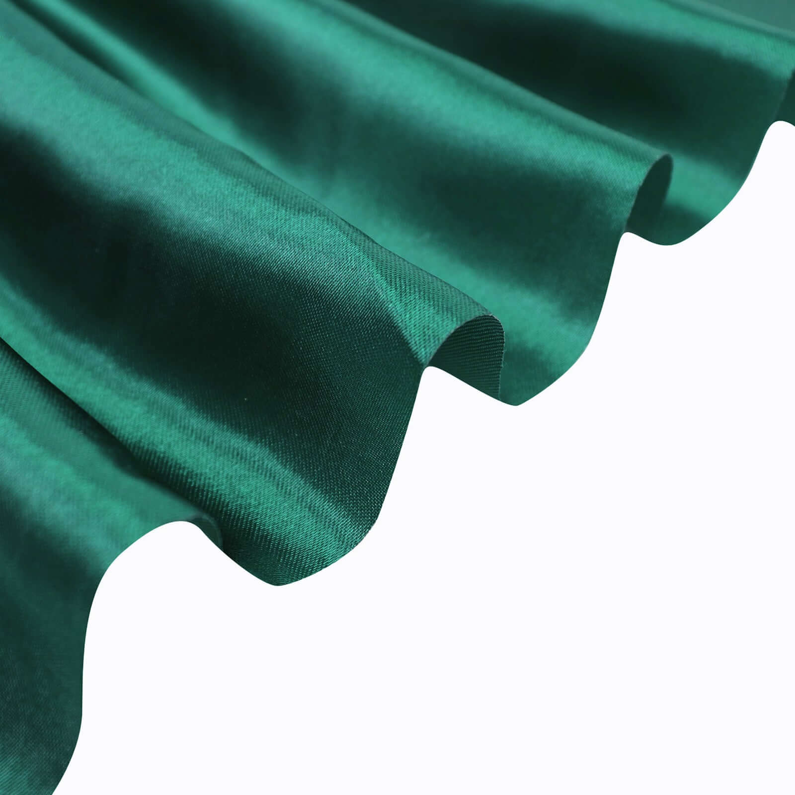 10-Yard by 54-Inch Hunter Emerald Green Satin Fabric Bolt - Ideal for DIY and Decor