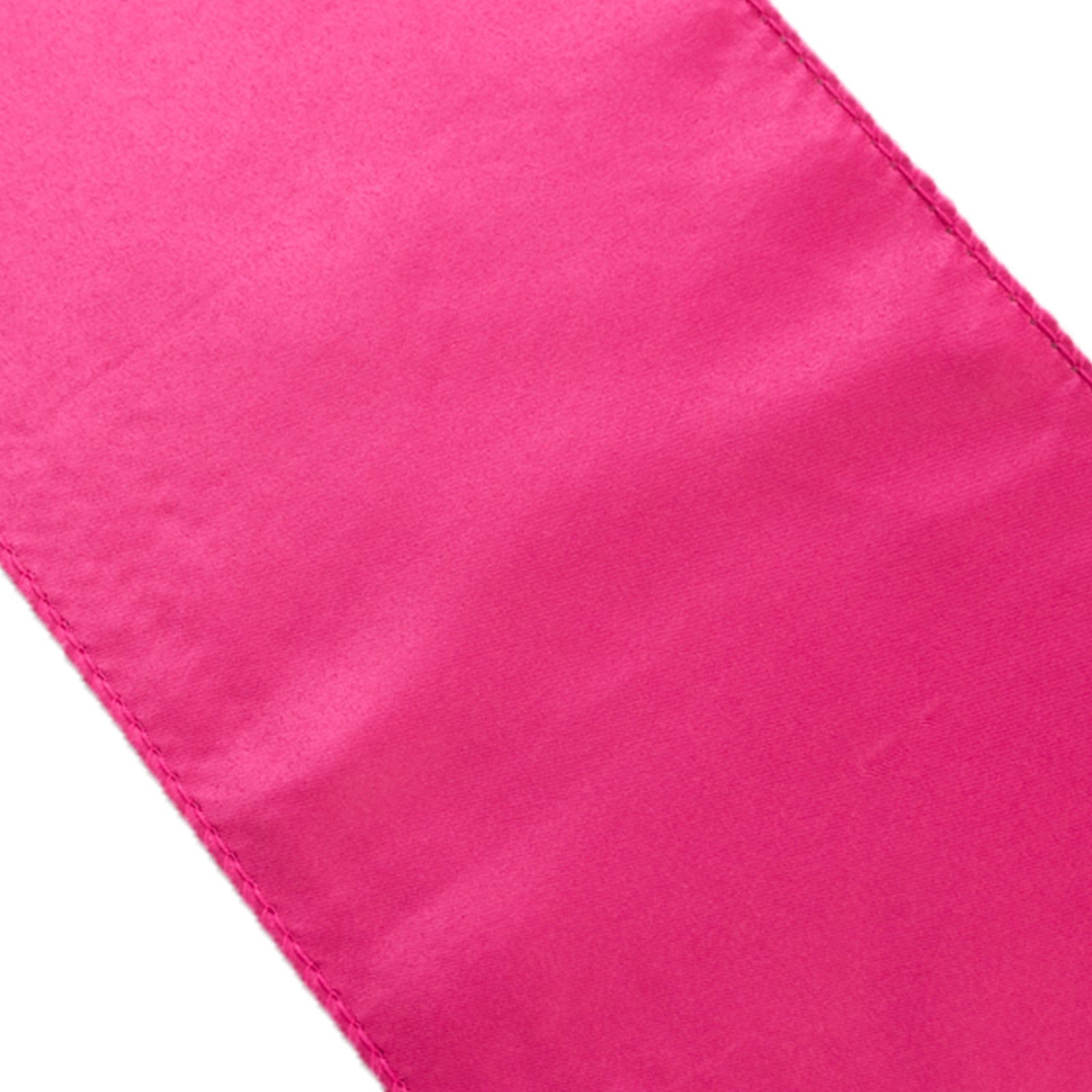 5-Pack Fuchsia Lamour Satin 6x106 Chair Sashes - Stylish & Reusable Decor
