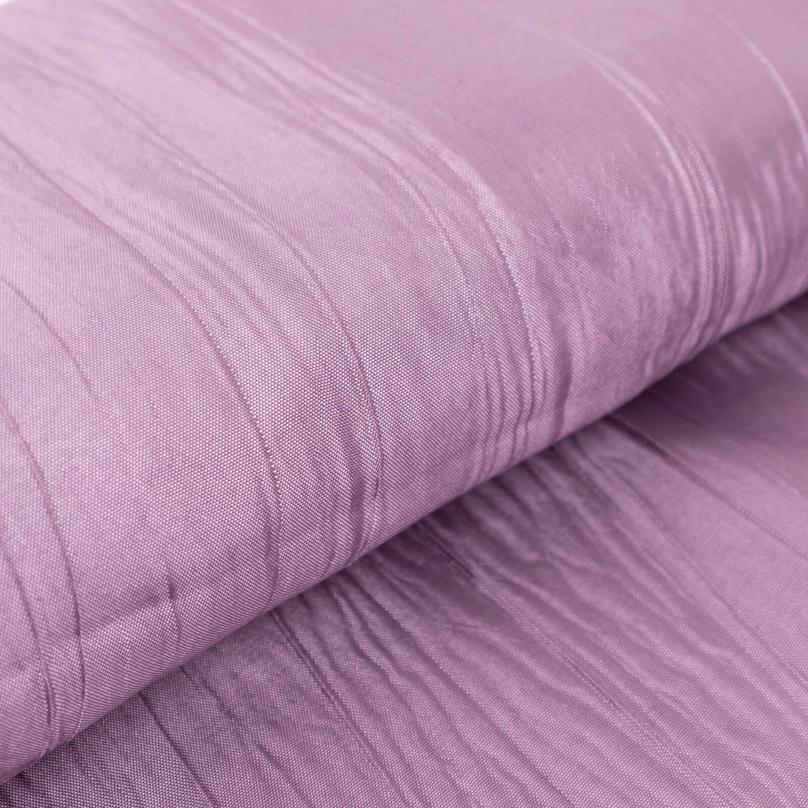Limited-Time Offer! 54-Inch Wide, 10-Yard Violet Amethyst Accordion Crinkle Taffeta Fabric Bolt