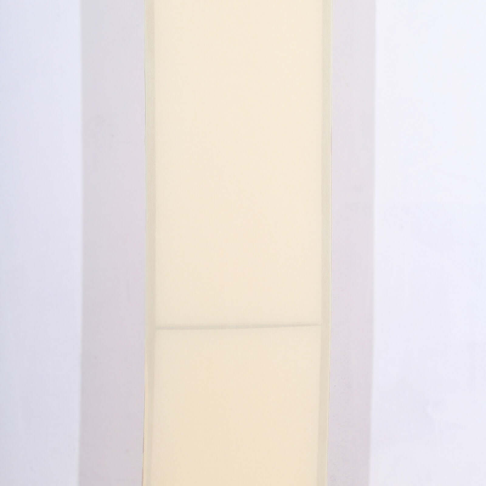 Premium 8ft Beige Spandex U-Shaped Fitted Slipcover for Wedding Arch - Double-Sided