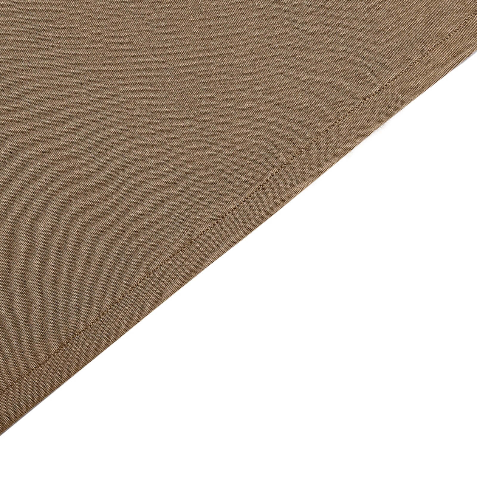 Custom-Fit 7ft Matte Taupe Spandex Half Moon Chiara Wedding Arch Backdrop Stand Cover - Exclusive Offer