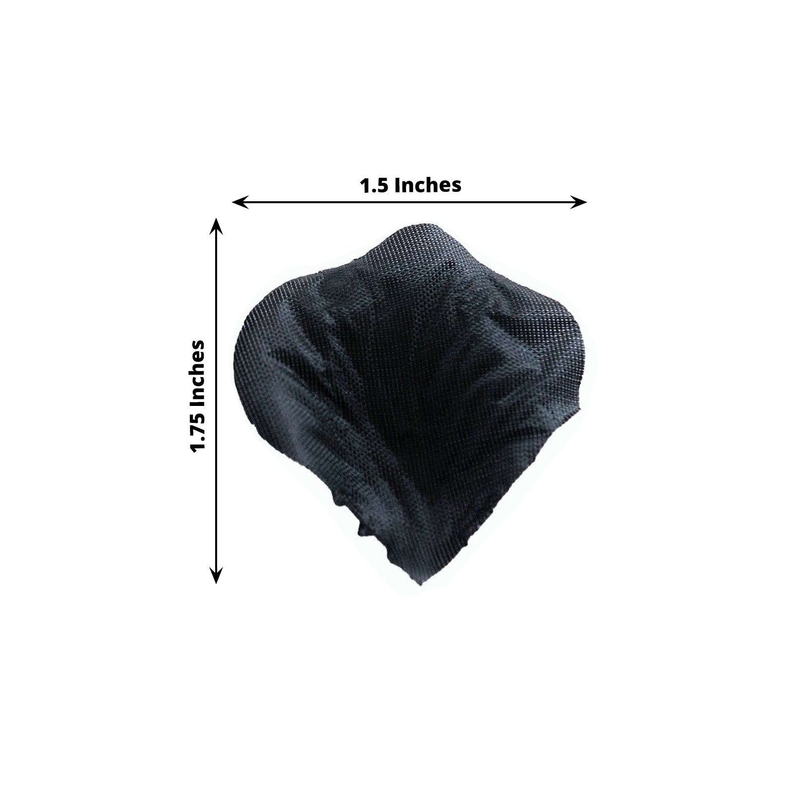 500-Pack Black Silk Rose Petal Confetti - Ideal for Table and Floor Decor