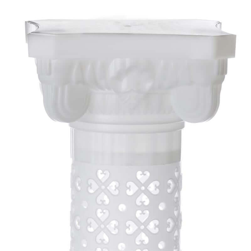Hot Deal! 4-Pack White Adjustable Venetian Roman Wedding Pedestal Column Plant Stands - PVC