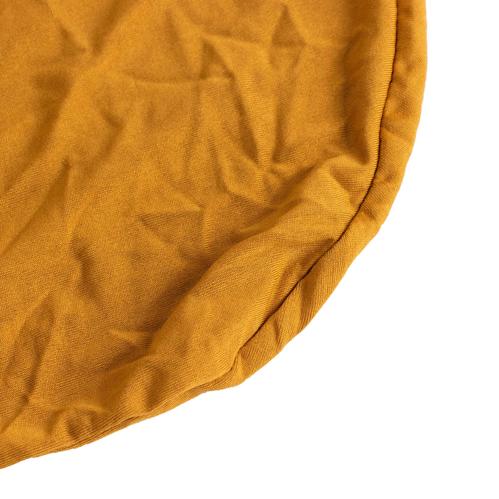 Gold Spandex Stretch Chair Cover with Ruffle Pleated Skirt - Ideal for Banquets!