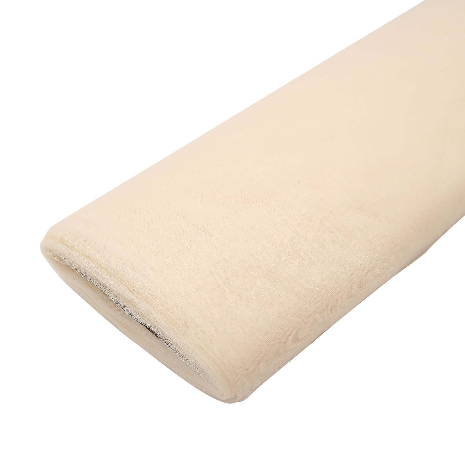 Ivory Tulle Fabric Bolt - 54' Wide, 40 Yards for DIY Crafts