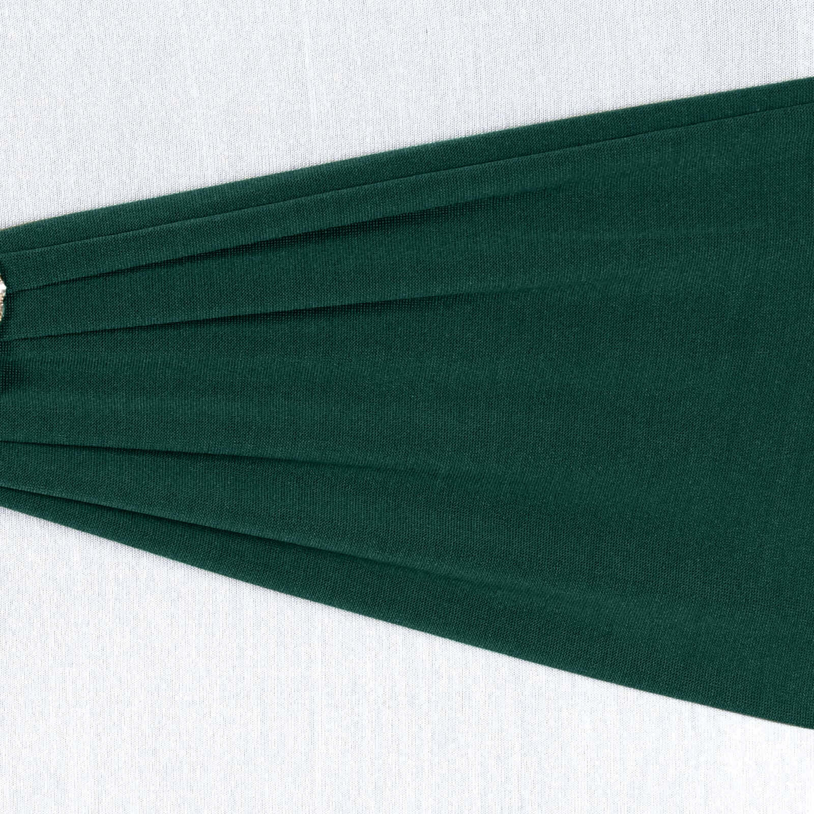 5-Pack Hunter Emerald Green Stretch Spandex Chair Sashes - Heavy Duty for Events