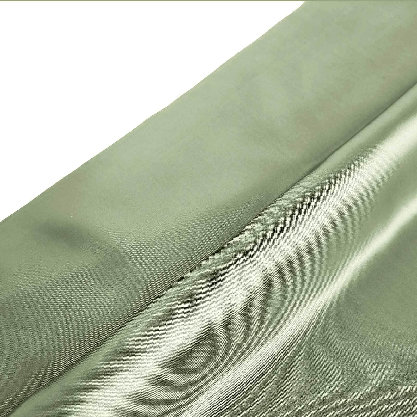Hot Deal! 10-Yard x 54 Dusty Sage Green Satin Fabric Bolt