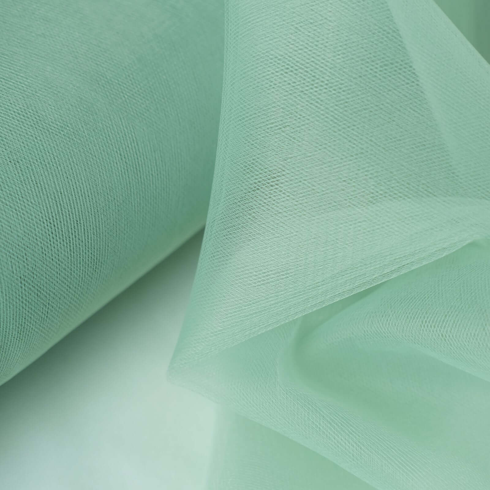 50 Yards x 108 Inches Sage Green Nylon Tulle Fabric Bolt for DIY Crafts