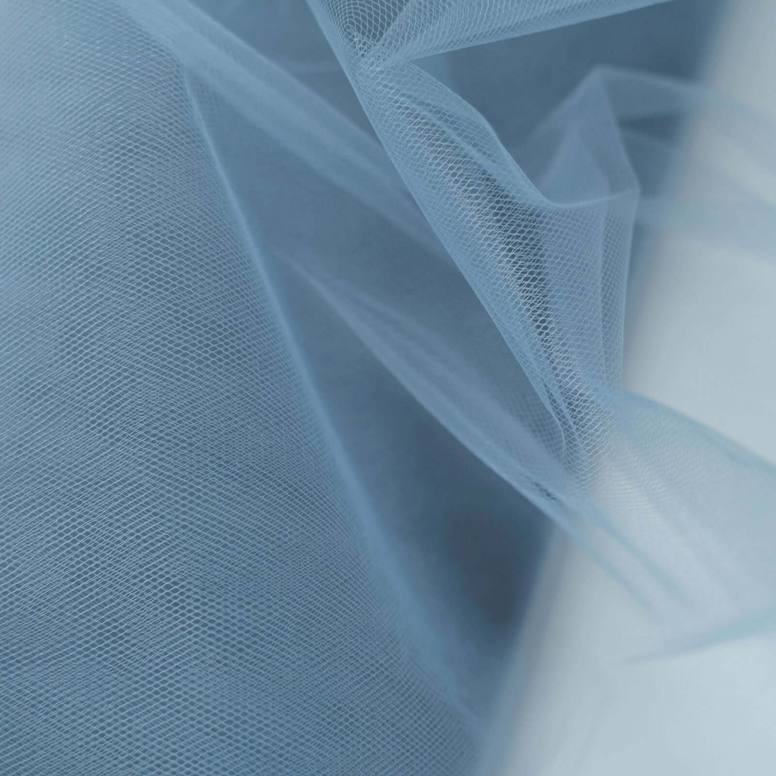 Hot Deal! 54-Inch Wide by 40-Yard Long Dusty Blue Nylon Tulle Fabric Roll for DIY Crafts