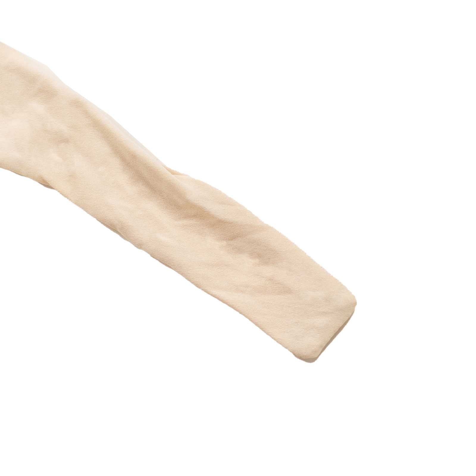 Custom-Fit 7.5ft Beige Spandex Crescent Moon Wedding Arch Cover - High Quality & Reusable