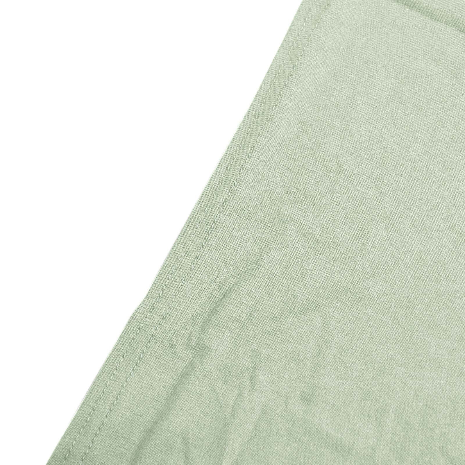 4-Piece Matte Sage Green Spandex Half Moon Wedding Arch Covers - Custom Fit, Various Sizes