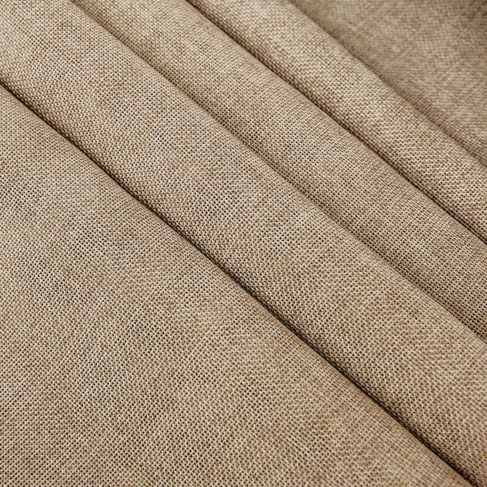 54-Inch Wide, 10-Yard Natural Faux Burlap Fabric Roll for DIY Crafts