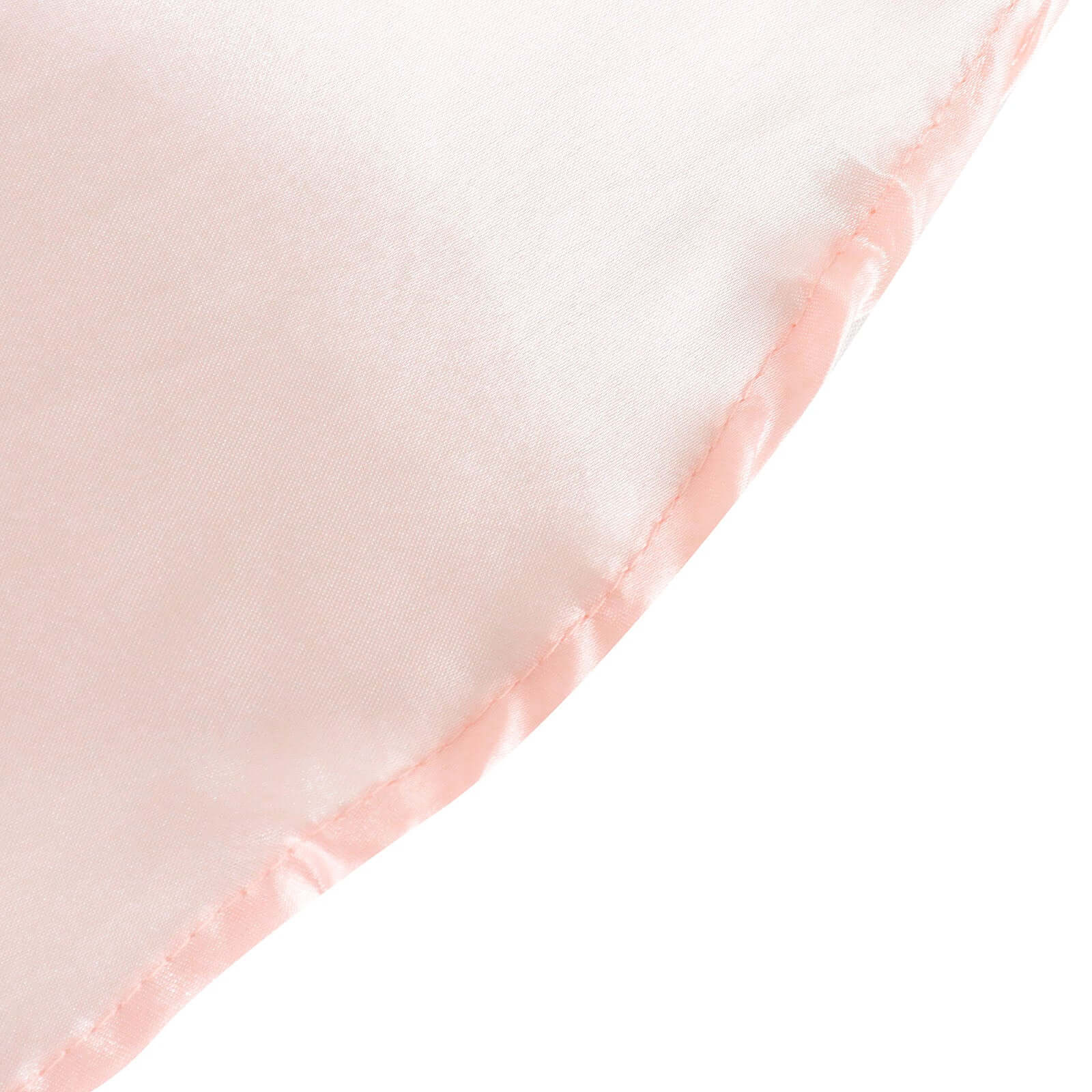Blush Satin 132-Inch Round Seamless Stylish Tablecloth