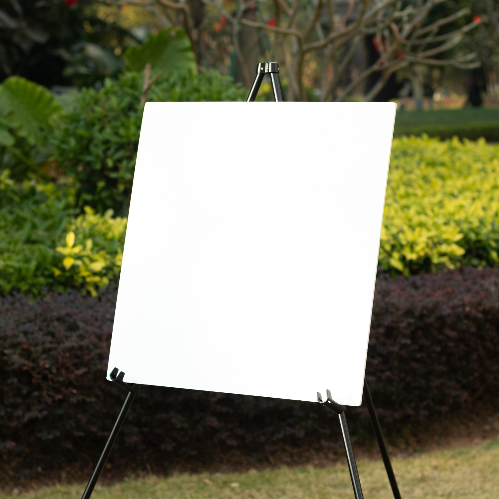 Portable & Adjustable 65 Heavy Duty Black Metal Easel Stand for Weddings, Posters & Art - Great Deal!