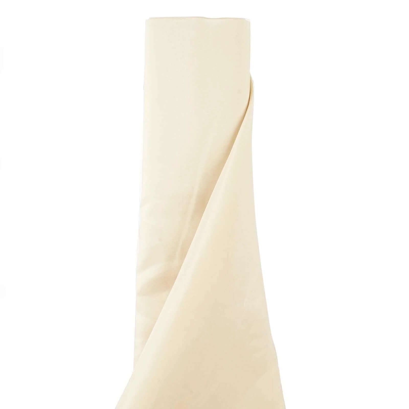 Hot Deal! 54-Inch Wide, 10-Yard Beige Polyester Fabric Bolt for DIY Crafts and More