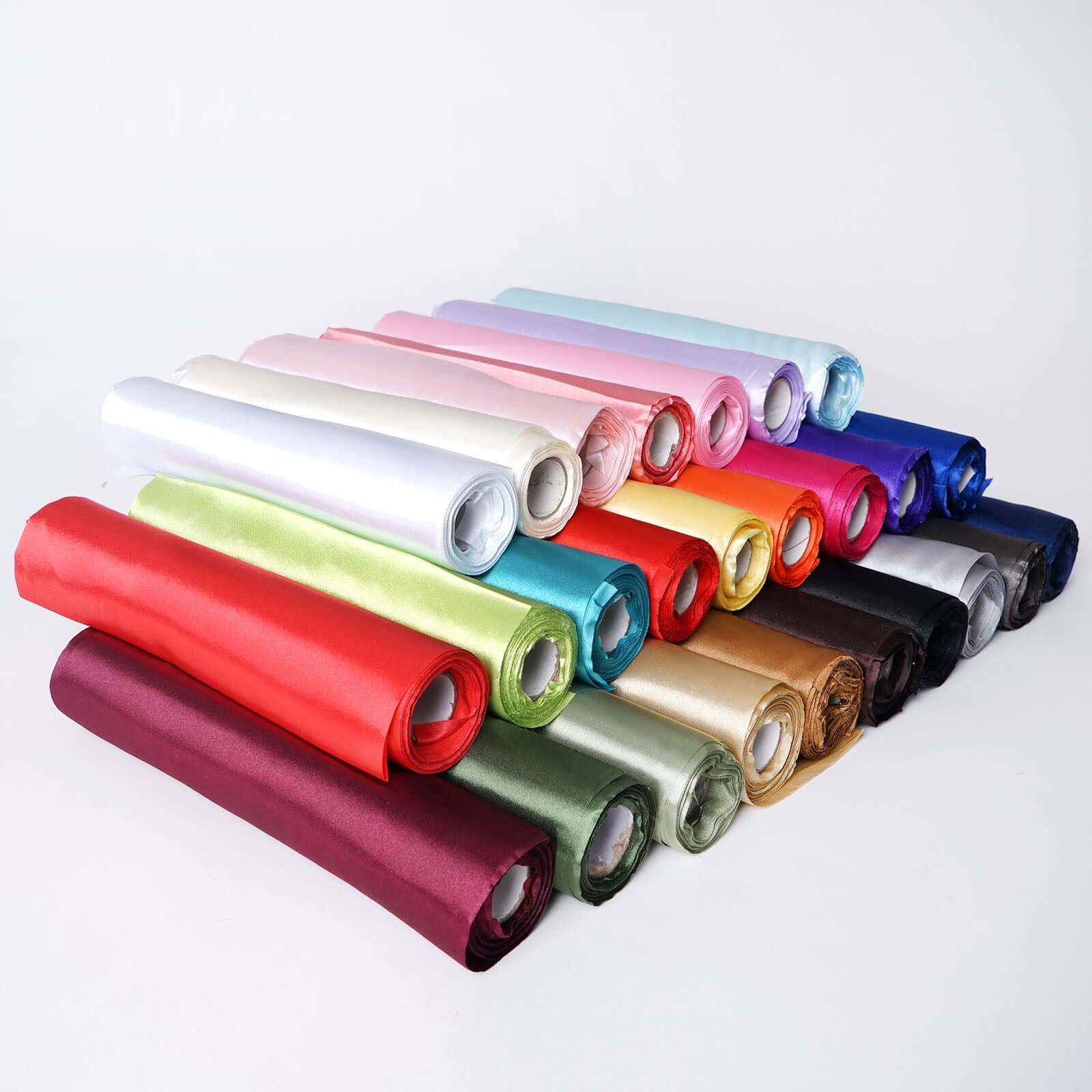 Wholesale Blush Satin Fabric Bolt - 12-Foot Wide, 10-Yard Long for DIY Crafts