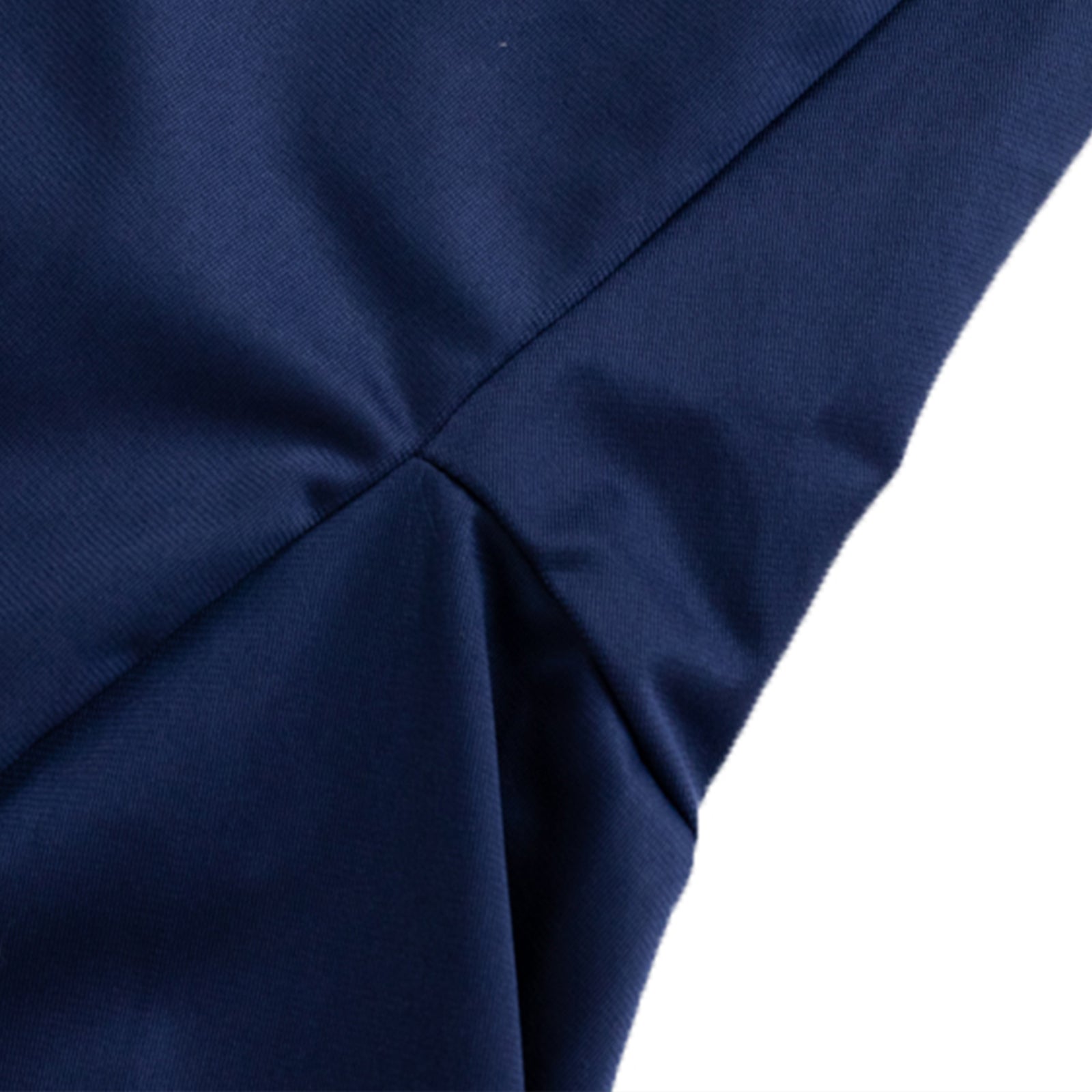 Navy Blue Premium Scuba Stretch Wrinkle-Free & Durable Folding Chair Cover - Instant Elegance!