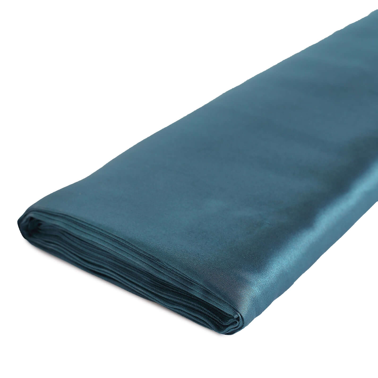 Huge Discount! 10-Yard by 54-Inch Peacock Teal Satin Fabric Bolt for Various Uses