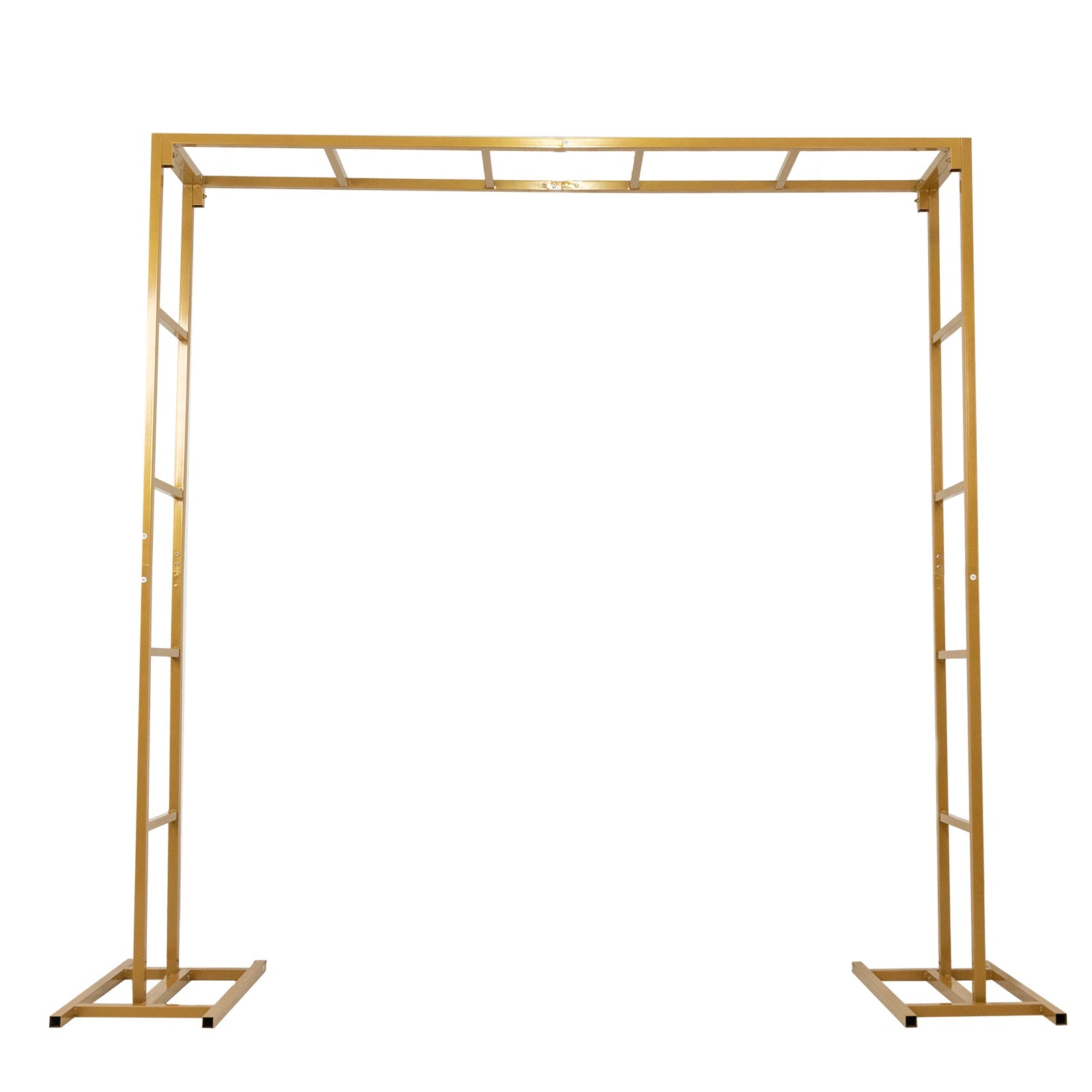 Exclusive 6ft x 6ft Gold Freestanding Square Arbor Backdrop Stand for Table - Ideal for Decor