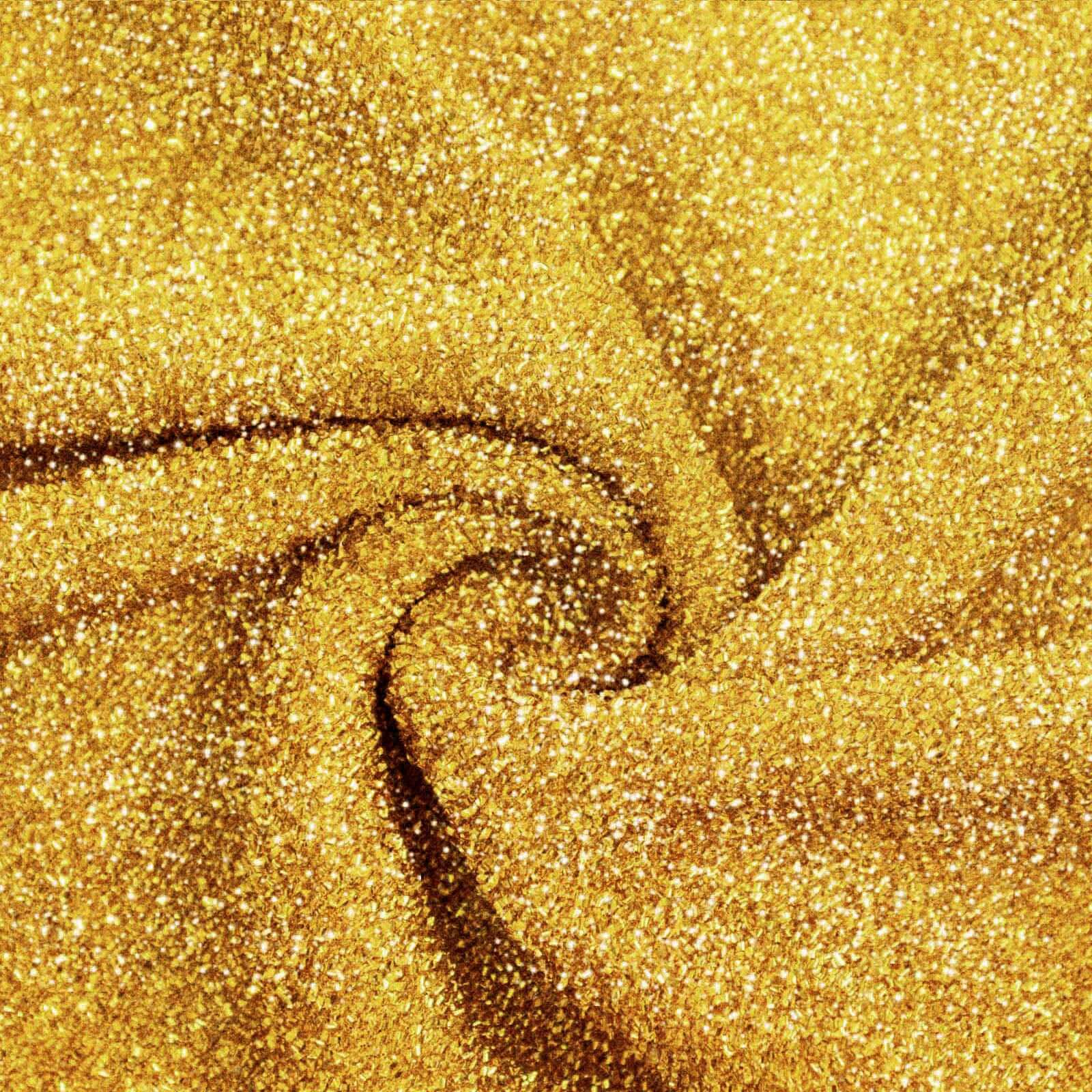 4-Piece Gold Shimmer Tinsel Chiara Wedding Arch Covers for Half Moon Stands (2.5ft - 7ft)
