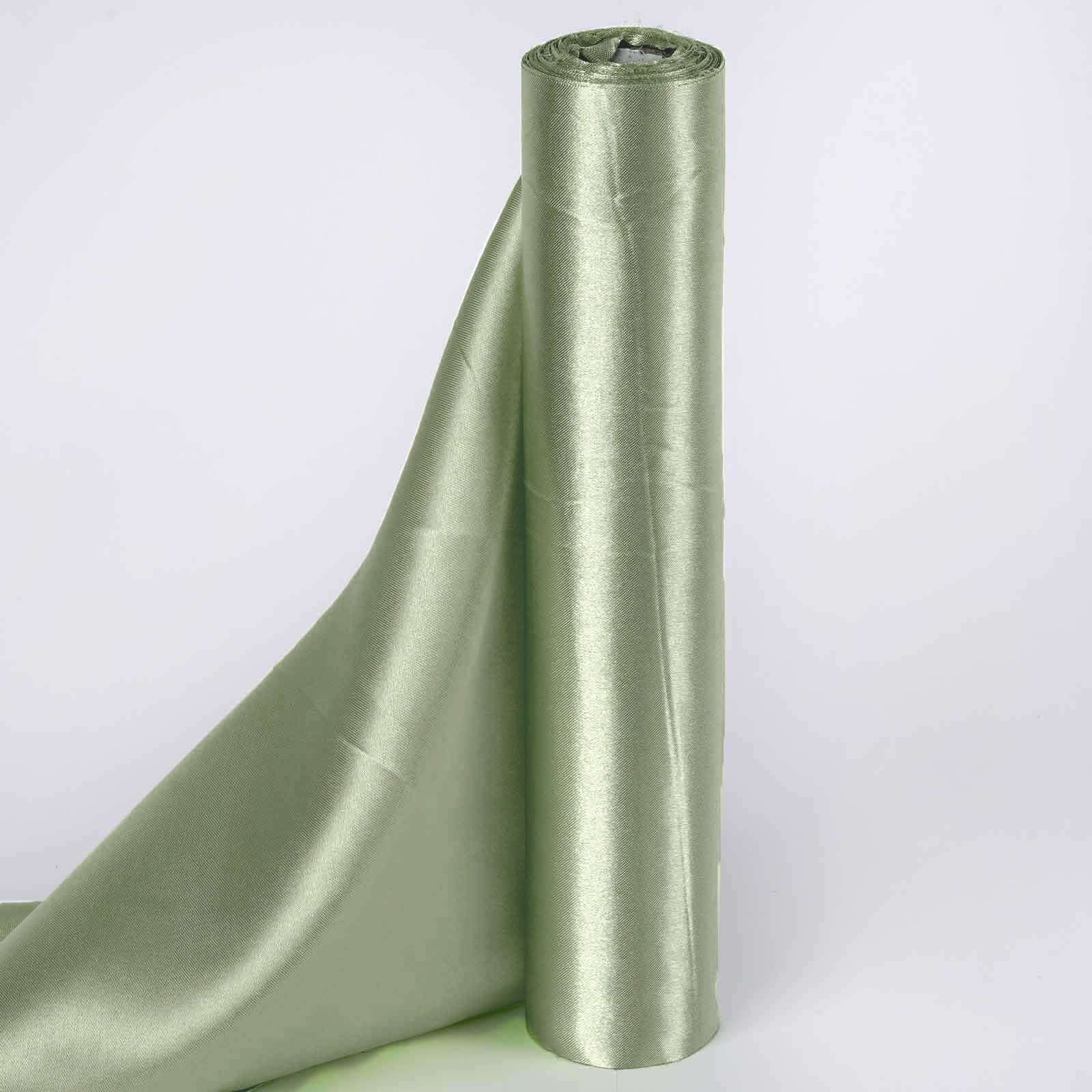 Wholesale DIY Craft 12x10yd Dusty Sage Green Satin Fabric Bolt