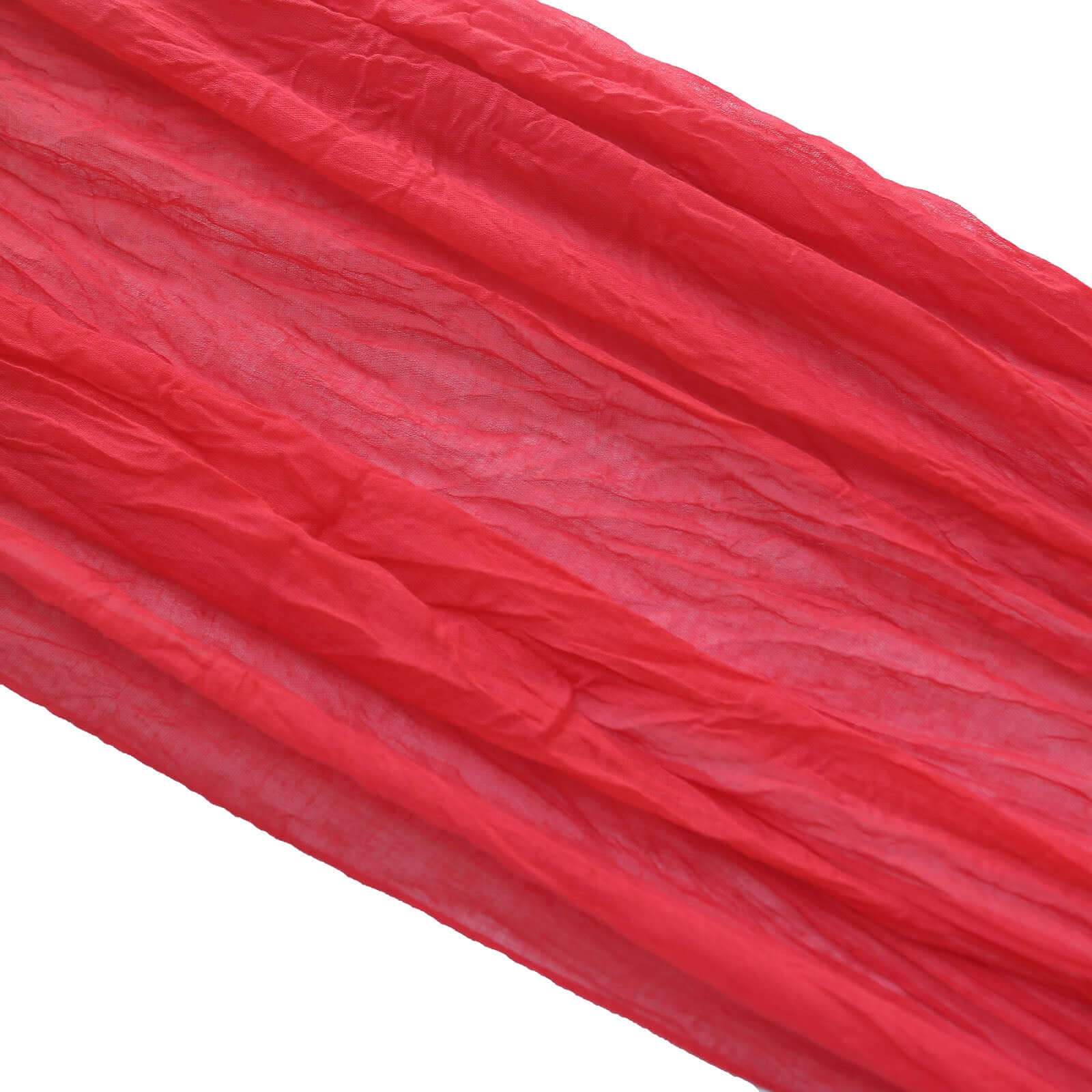 Hot Sale! 10ft Red Gauze Cheesecloth Table Runner for Rustic Boho Weddings and Parties