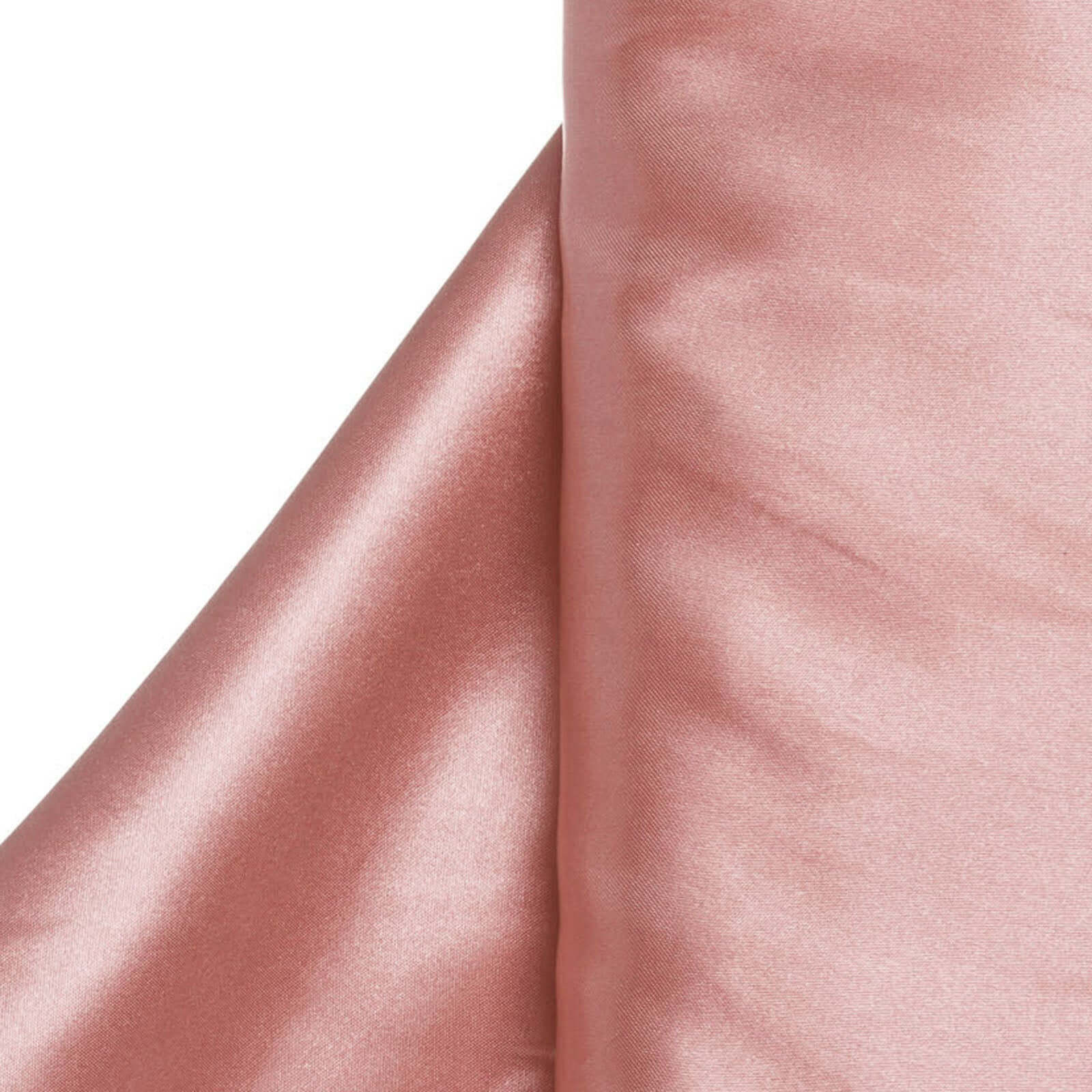 54-Inch Wide, 10-Yard Dusty Rose Satin Fabric Bolt for Various Crafts