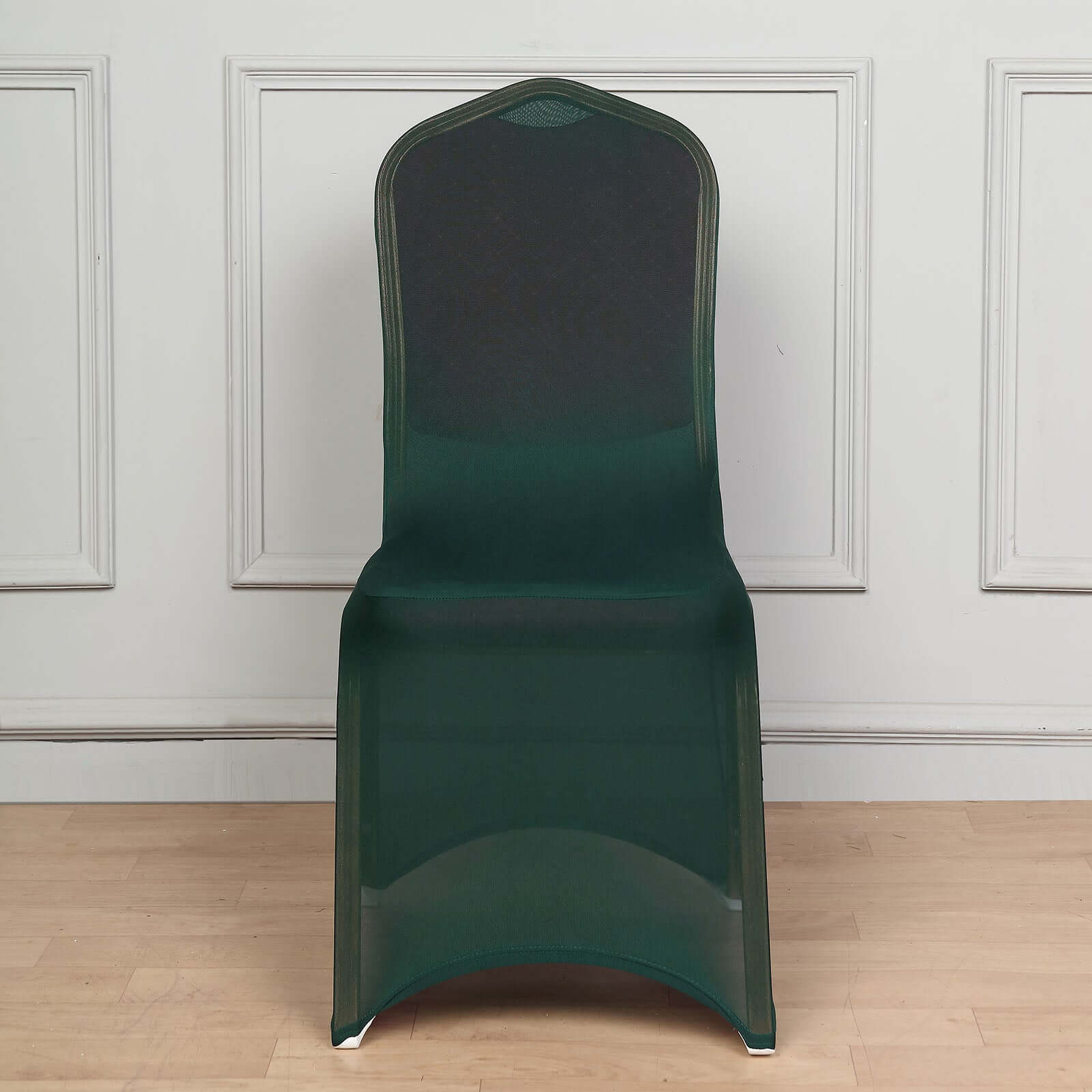 Hunter Emerald Green Spandex Banquet Chair Cover - Stretch 160GSM Fabric