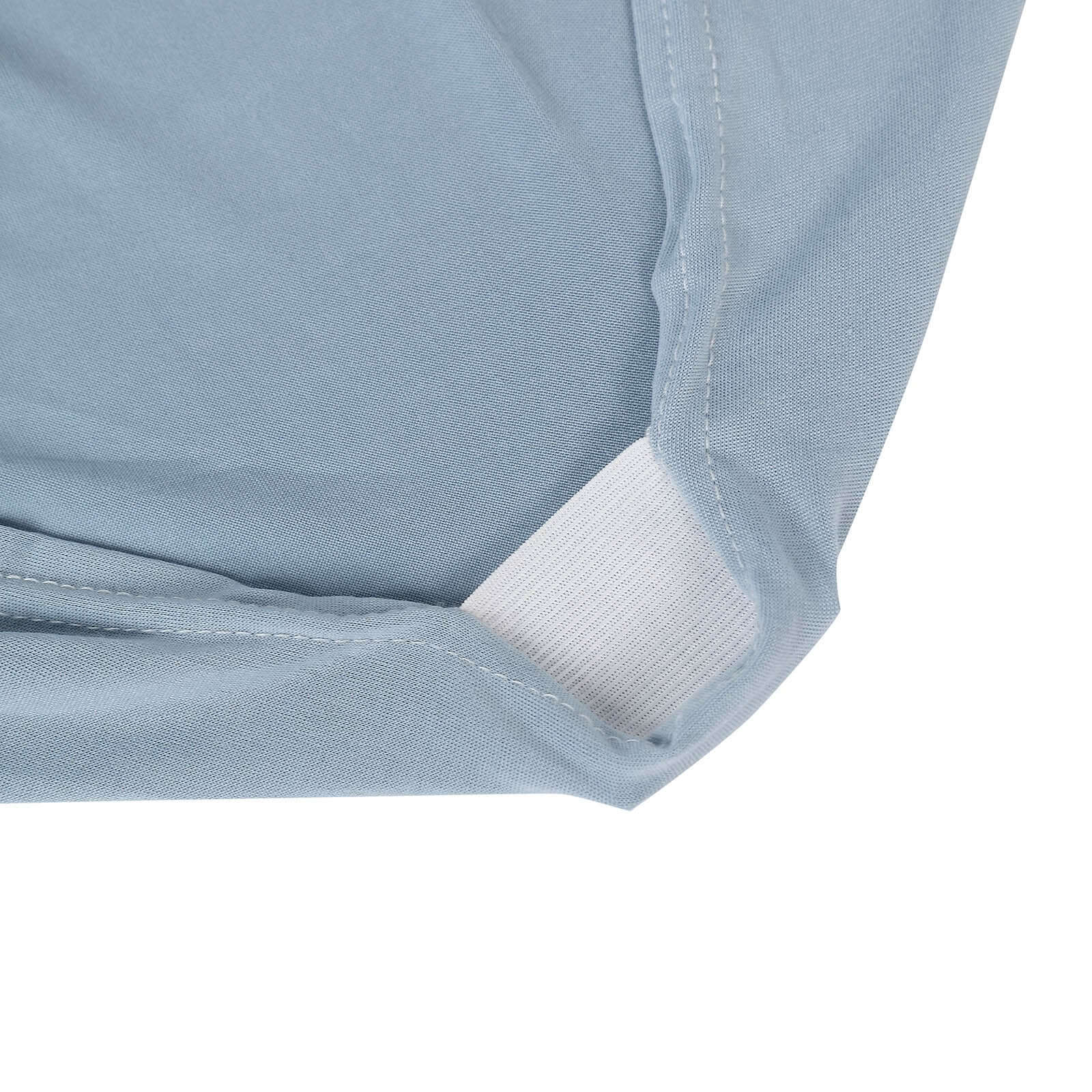 Dusty Blue Spandex Stretch Chair Cover for Banquets - 160GSM Premium Fabric