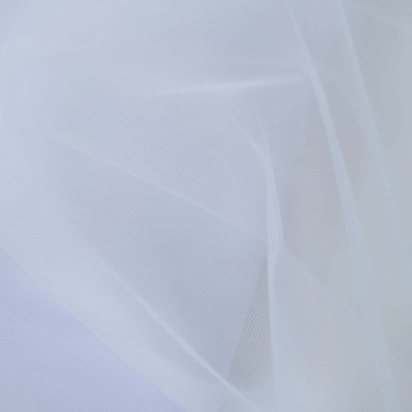 On Sale! 54-Inch by 40-Yard White Nylon Tulle Fabric Bolt for DIY Crafts