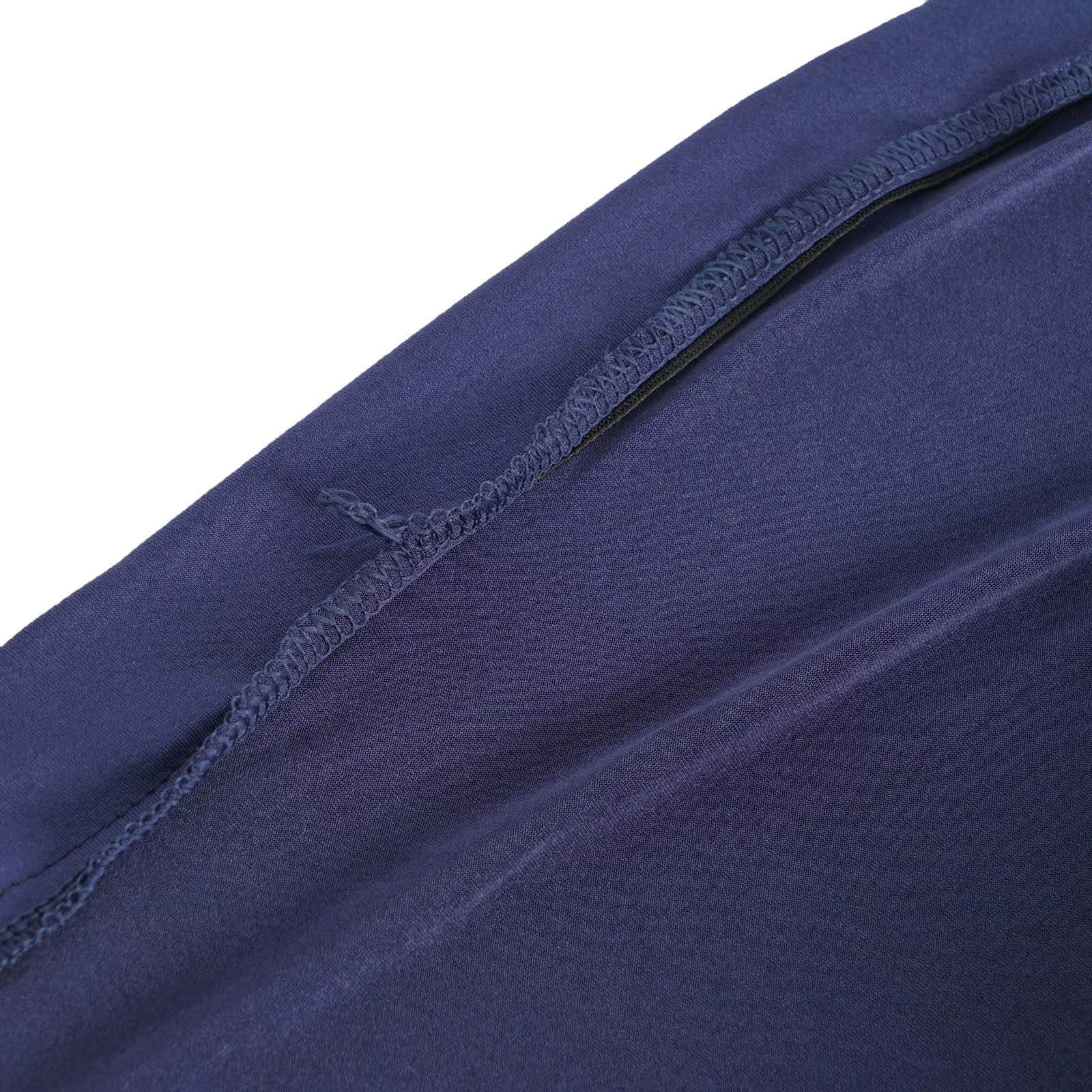 Special Offer! Navy Blue 4 - Way Stretch Spandex Round Trash Bin Cover for 41 - 50 Gallons