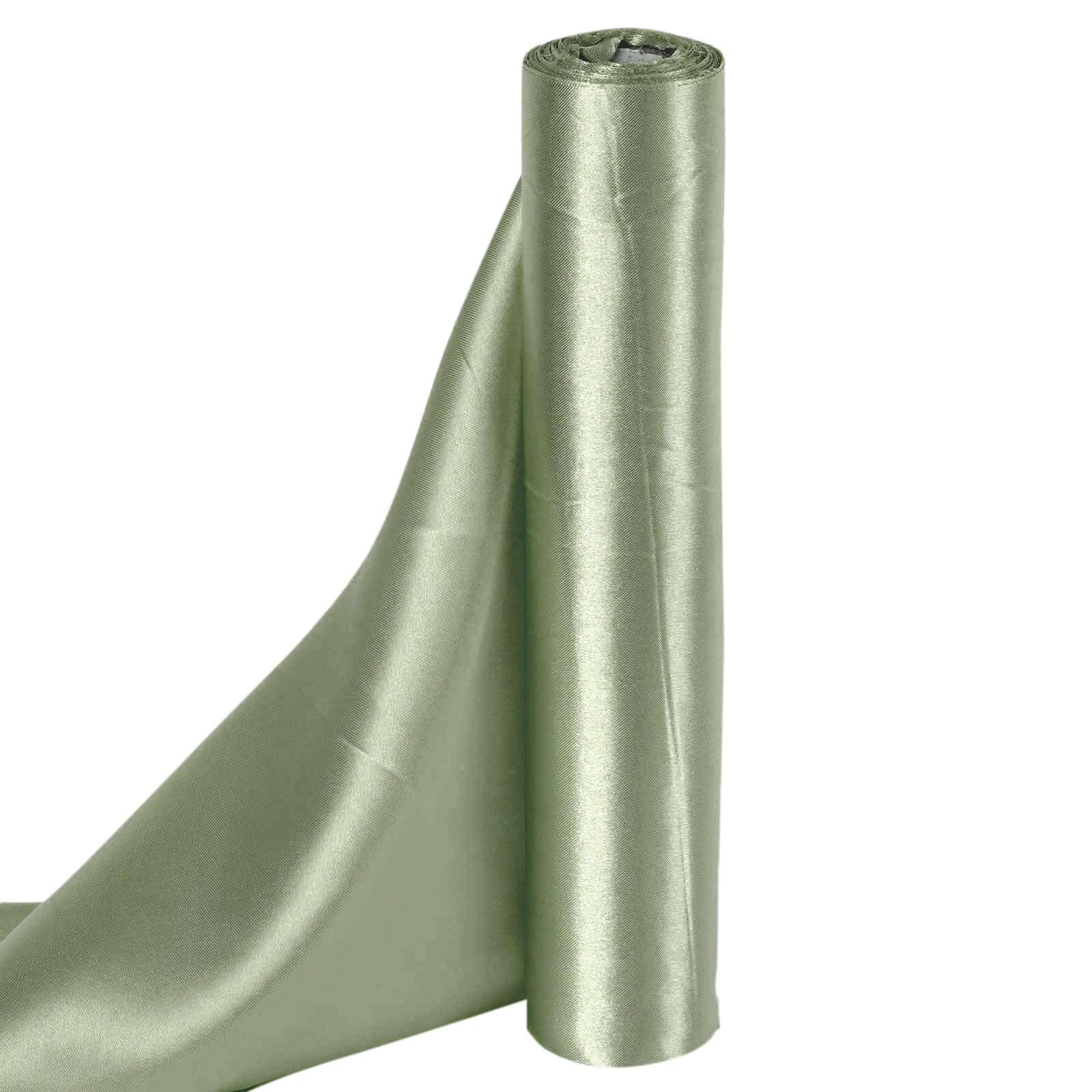 Wholesale DIY Craft 12x10yd Dusty Sage Green Satin Fabric Bolt