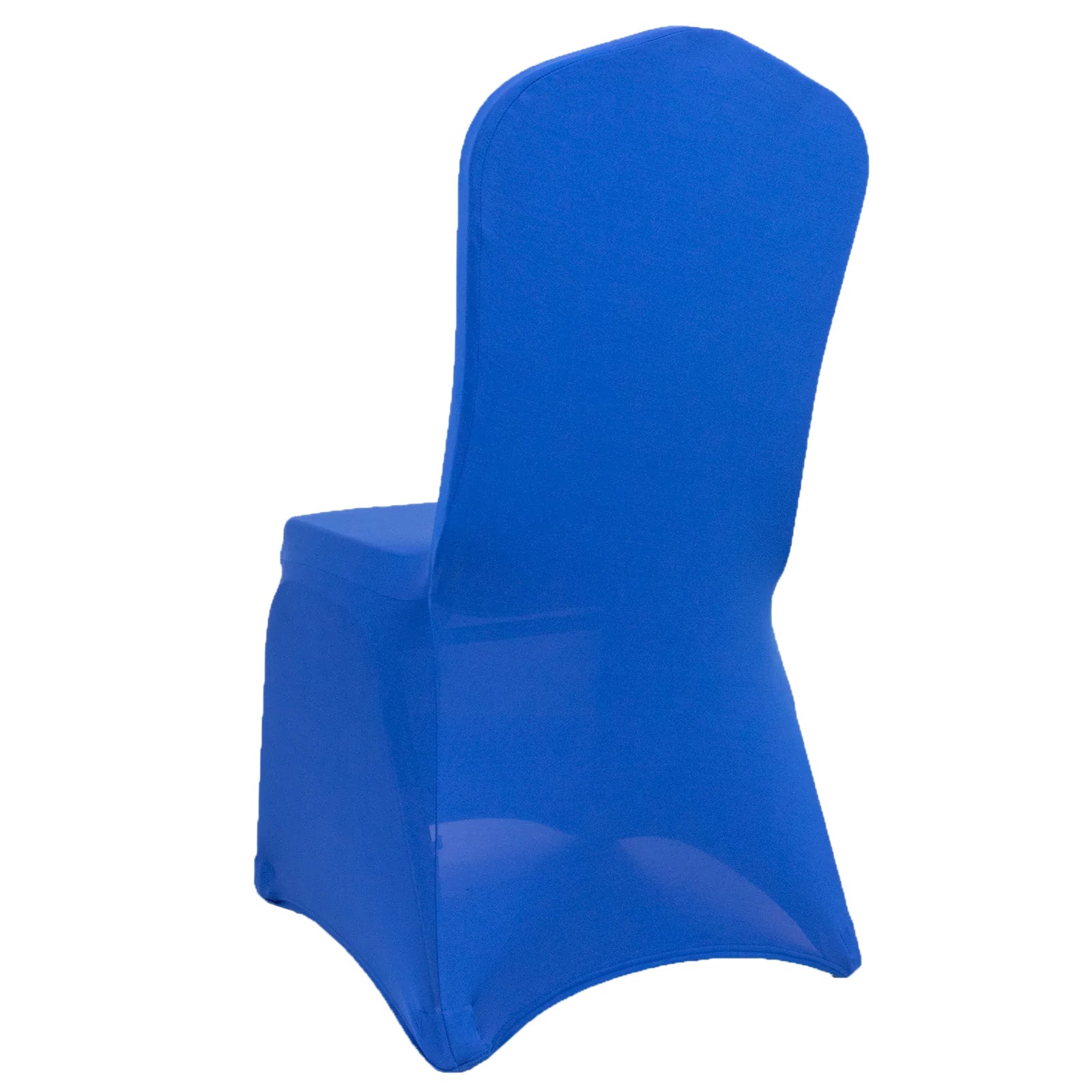 Royal Blue Premium 220GSM Stretch Spandex Chair Cover with Foot Pockets for Banquets