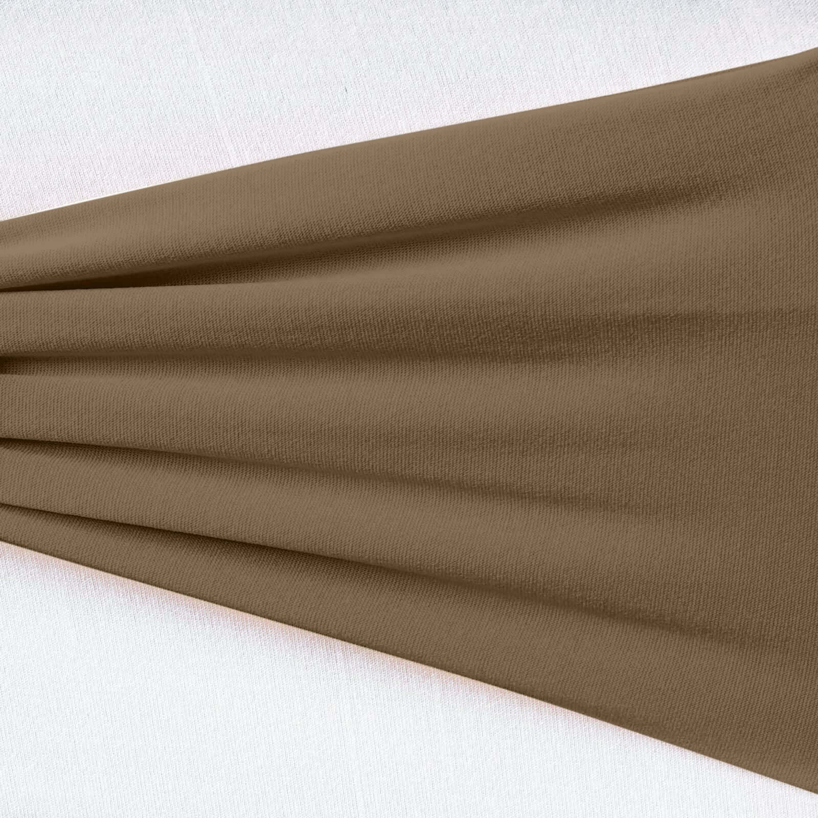5-Pack Taupe Stretch Spandex Chair Sashes - Heavy Duty & Fitted