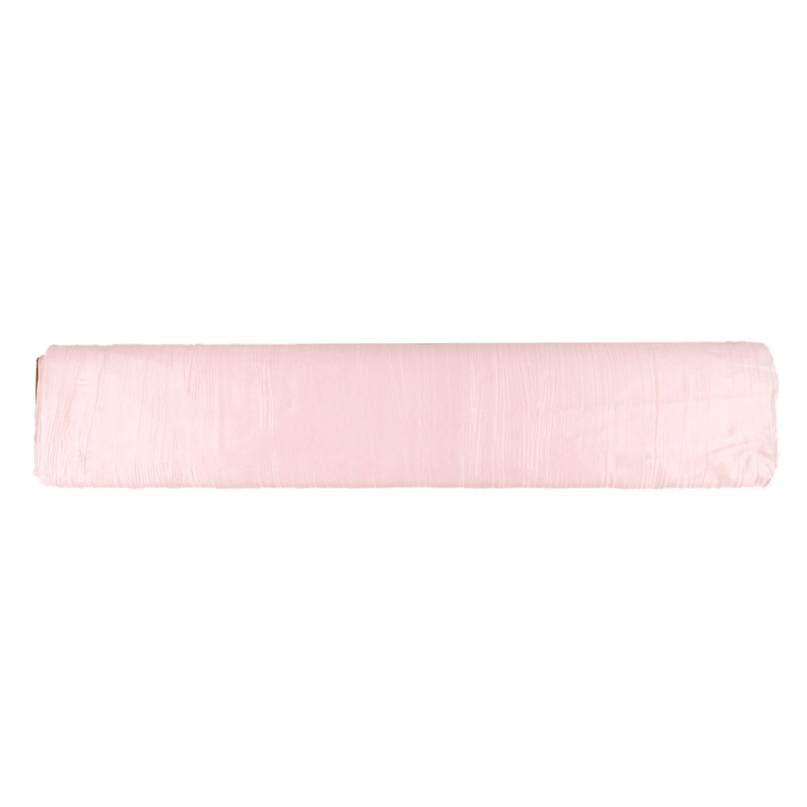 Premium Blush Accordion Crinkle Taffeta Fabric Bolt - 54 Inches Wide, 10 Yards Long