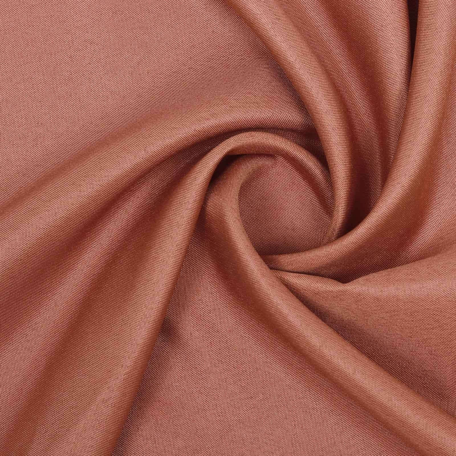 5-Pack Terracotta (Rust) Satin Chair Sashes - Durable & Shiny Bows